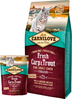 Carnilove Cat Fresh Carp & Trout - Sterilized - 1