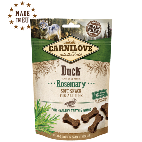 Carnilove Dog Semi Moist Snack Duck enriched with Rosemary 200g - 1