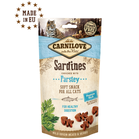 Carnilove Cat Semi Moist Snack Sardine enriched with Parsley 50g - 1