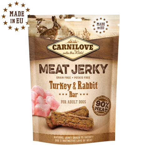 Carnilove Jerky Rabbit & Turkey Bar 100g - 1