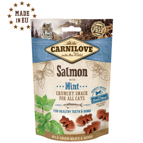 Carnilove Cat Crunchy Snack Salmon with Mint with fresh meat 50g - 1