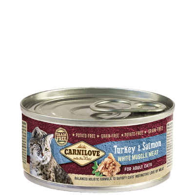 Carnilove WMM Turkey & Salmon for Adult Cats 100g - 1